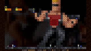 Duke Nukem Pixel Art Levels in Lode Builder (Lode Runner + Building)