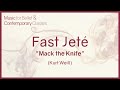 Jet mack the knife  kurt weill  jazz music for ballet class