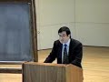 Harvard lecture by TU Weiming on Moral Reasoning 1996.05.02