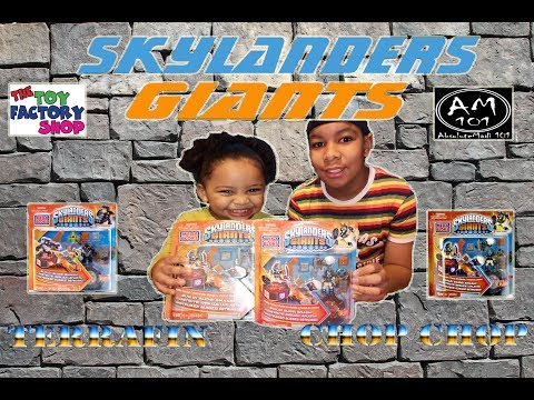 Skylander Giants |Mega Bloks | Terrafin |Chop Chop |Unboxing #toyreview