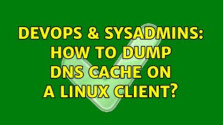 Celebrity DevOps & SysAdmins: How to dump DNS cache on a Linux client? Profile