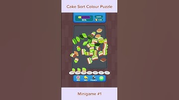 Cake Sort - Color Puzzle - Minigame #1