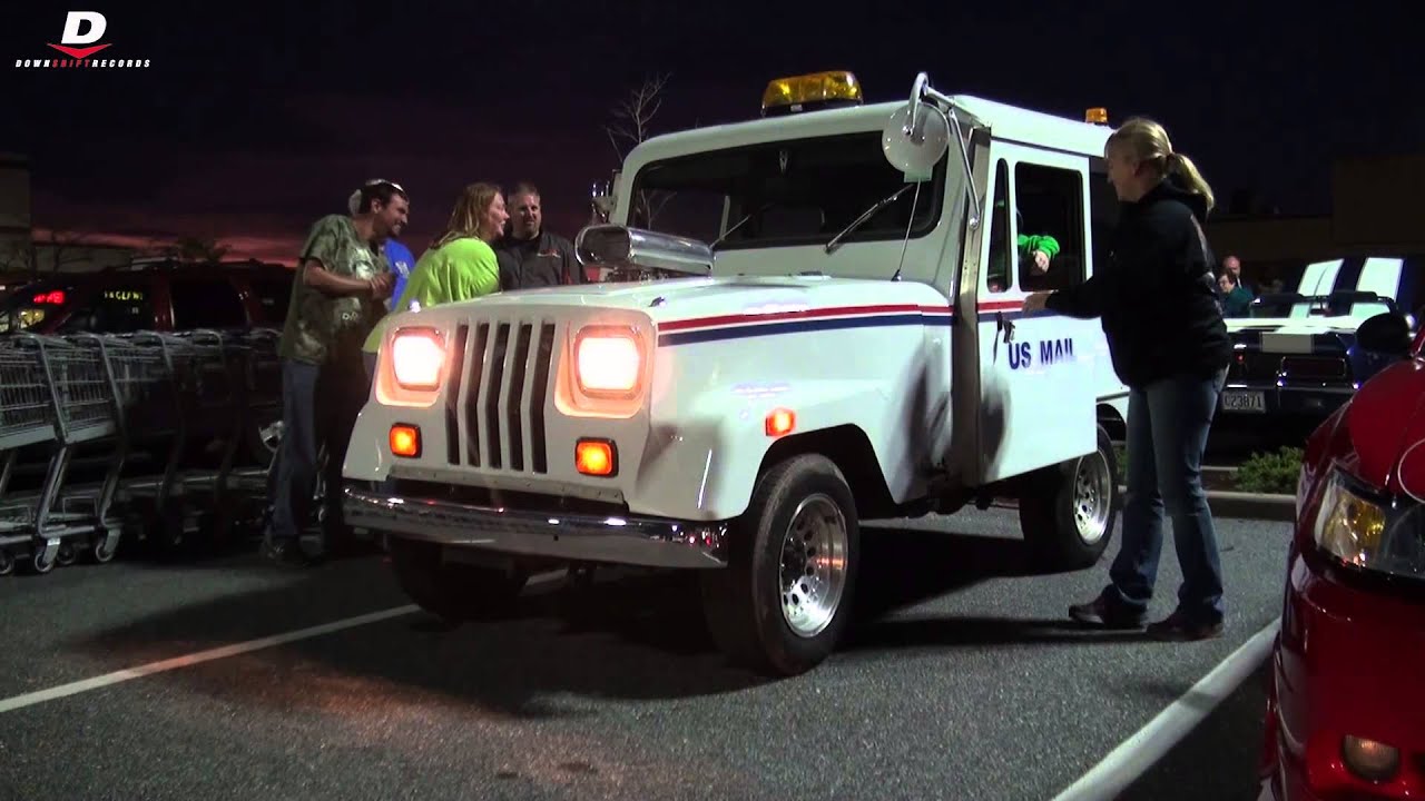 INSANELY Modded USPS Mail Jeep // DRAG SET UP YouTube