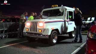INSANELY Modded USPS Mail Jeep // DRAG SET UP