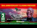 CIC Julius Malema Addresses EFF 10th Anniversary Closing Press Conference.