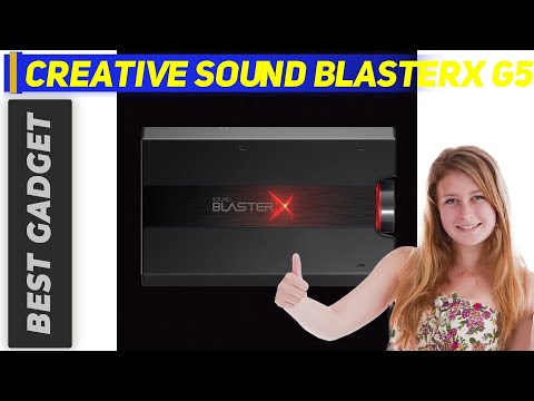 Best External Sound Cards 2022 - Creative Sound BlasterX G5 Review