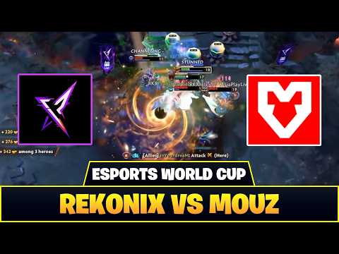 [ID] PRESSURE DARI AWAL! GAK KASIH AMPUN COY! REKONIX VS MOUZ ▌ESPORTS WORLD CUP DOTA HIGHLIGHTS
