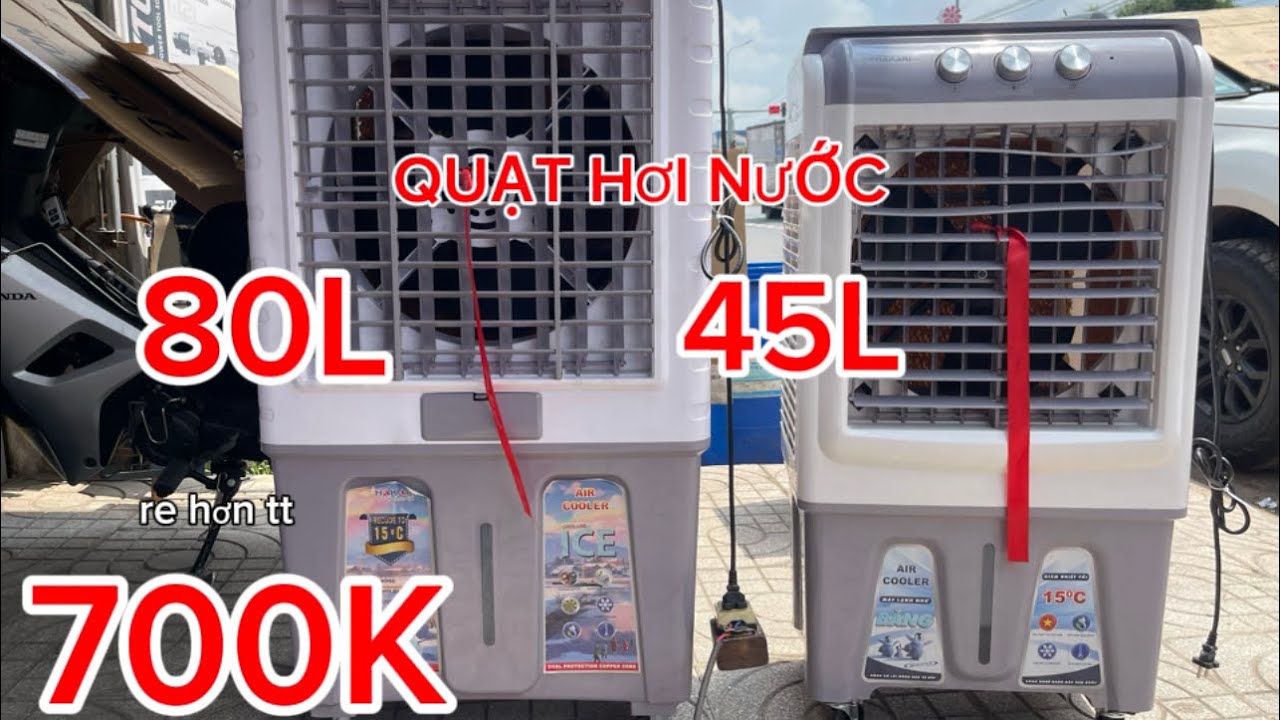 💥💥QUẠT HƠI NƯỚC HAKARI 45L 80L HÀNG CAO CẤP ĐỘ ỒN THẤP QUẠT MÁT RƯỢI,GIÁ TẠI XƯỞNG SIÊU HỜI 700K