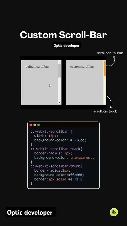 Custom Scrollbar Tutorial with CSS | Modern & Easy Styling!" #coding # ...