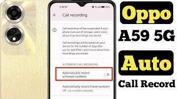 How to record calls automatically on Oppo A59 5G | Oppo A59 5G me call record kaise kare |