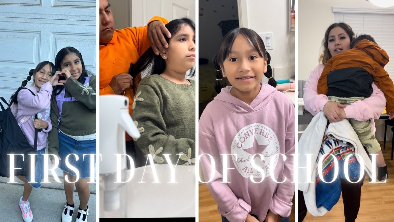 PRIMER DÍA DE CLASES DE KIMI DANNA Y SAMANTHA #firstdayofschool # ...