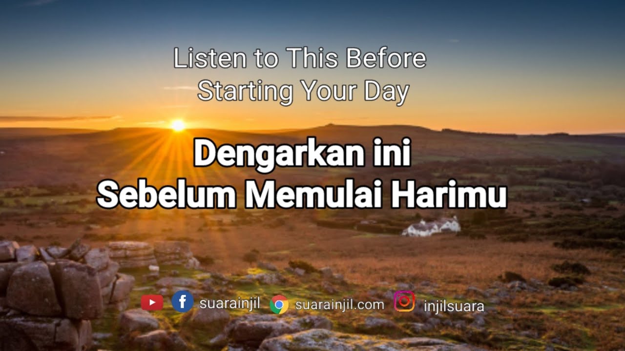 [sub] Dengarkan Ini Sebelum Memulai Harimu. Renungan Dan Doa | Listen To This Before Start Your Day