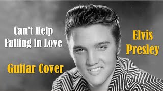 Elvis Presley Cant Help Falling In Love Guitar Cover Fingerstyle, tabs-Элвис Пресли на гитаре, табы