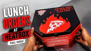 Lunch Orders at Heatbox 🍕🔥#LunchRush #HeatboxPizza #FoodVlog #PizzaLover #behindthekitchen1