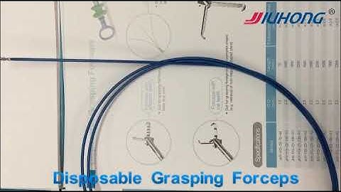 Disposable grasping forceps