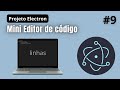 🔵 Desenvolvimento de um mini editor de código com Electron: Numeração automática de linhas #electron