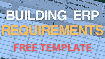 Building ERP Requirements [FREE TEMPLATE]