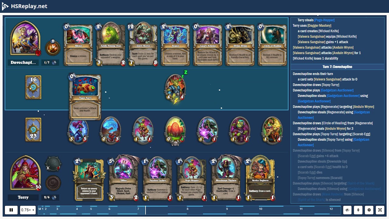 ProGaming Hearthstone, Pogo Rogue(5) vs Nomi Priest(5) by