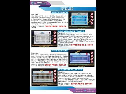 Chronovex insect killer range