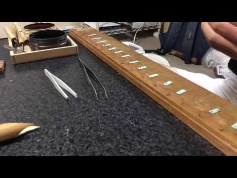 笙の洗い替え Maintenance of Japanese ancient musical instrument, "sho"