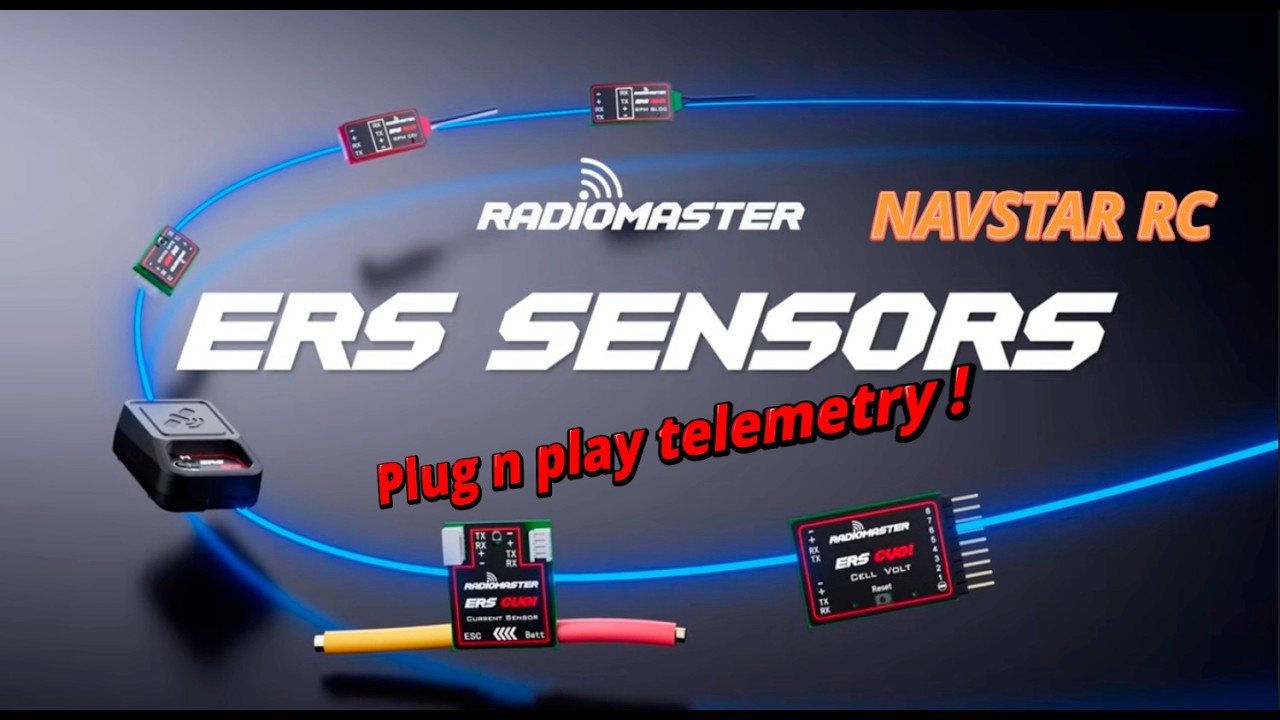 Комплект датчиков RadioMaster ERS Sensor Suite – Полная телеметрия для ЛЮБОГО ШИМ-приемника Expre...