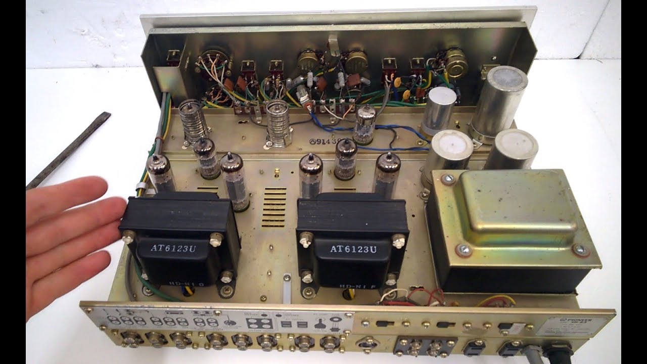 Pioneer SM83 Vintage Tube Amplifier Service & Repair (Part 1) BEB 71