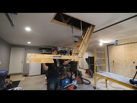 How To Install An Attic Ladder   DIY