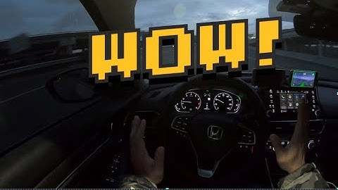 Drive to Work using  Openpilot  (Laneline) 0.8.9 with 0.8.10 Model  Honda Accord 2018