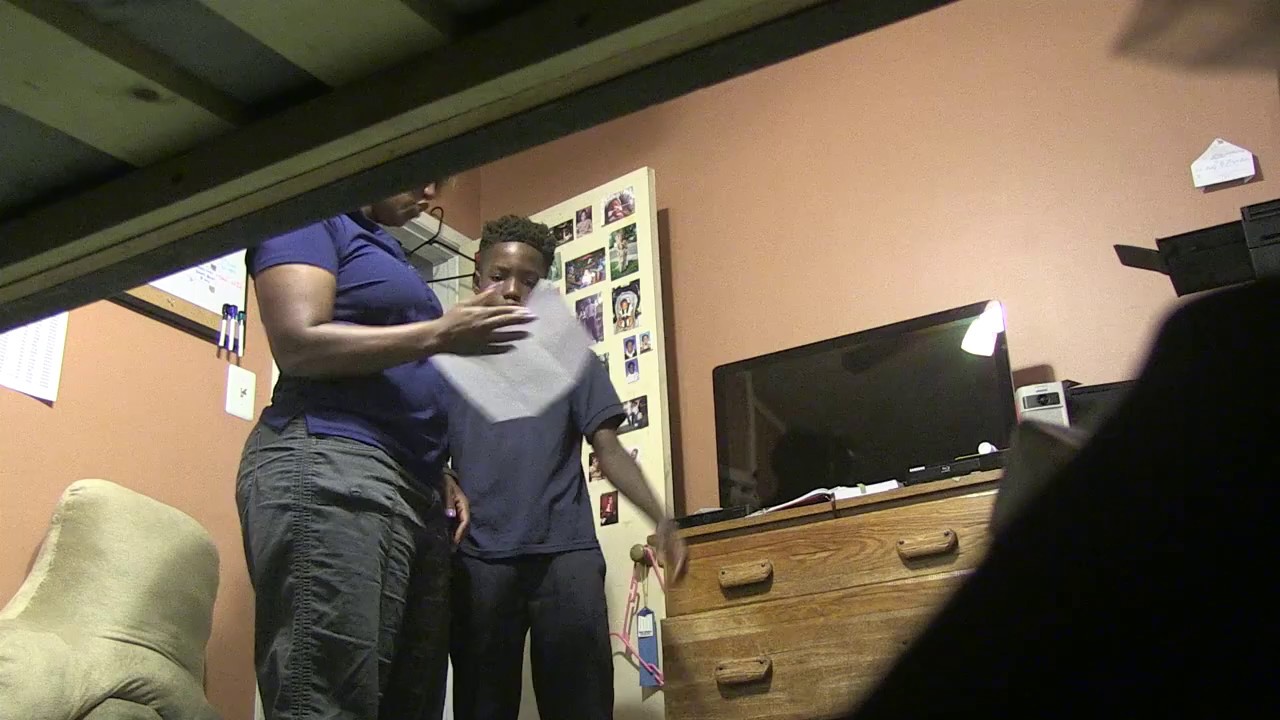 Mom pranks kid again. This time with grades