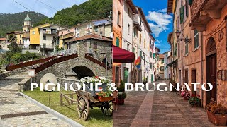 Pignone &amp; Brugnato, Liguria- Italy: Visit the 2 Villages close to Cinque Terre and Portovenere (4K)