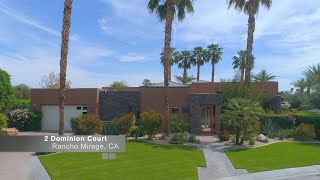 2 Dominion Ct., Rancho Mirage, CA 92270  (For Sale)