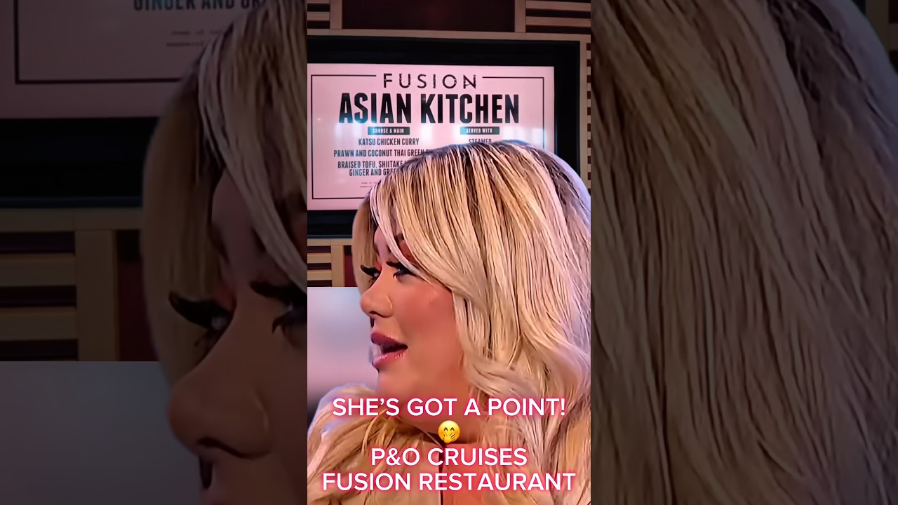 P&O CRUISES FUSION - YOU WILL GET ME A CHOW MEIN 😂🍜🛳️ #pocruises #arvia #iona #travel #thequays