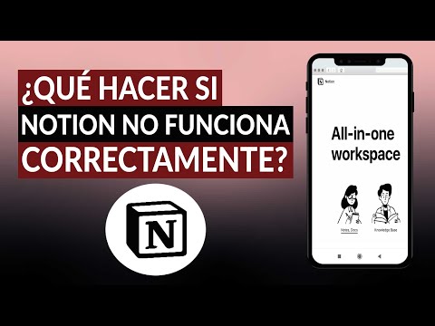 ¿Qué hacer si NOTION no funciona correctamente? - Solución a problemas comunes