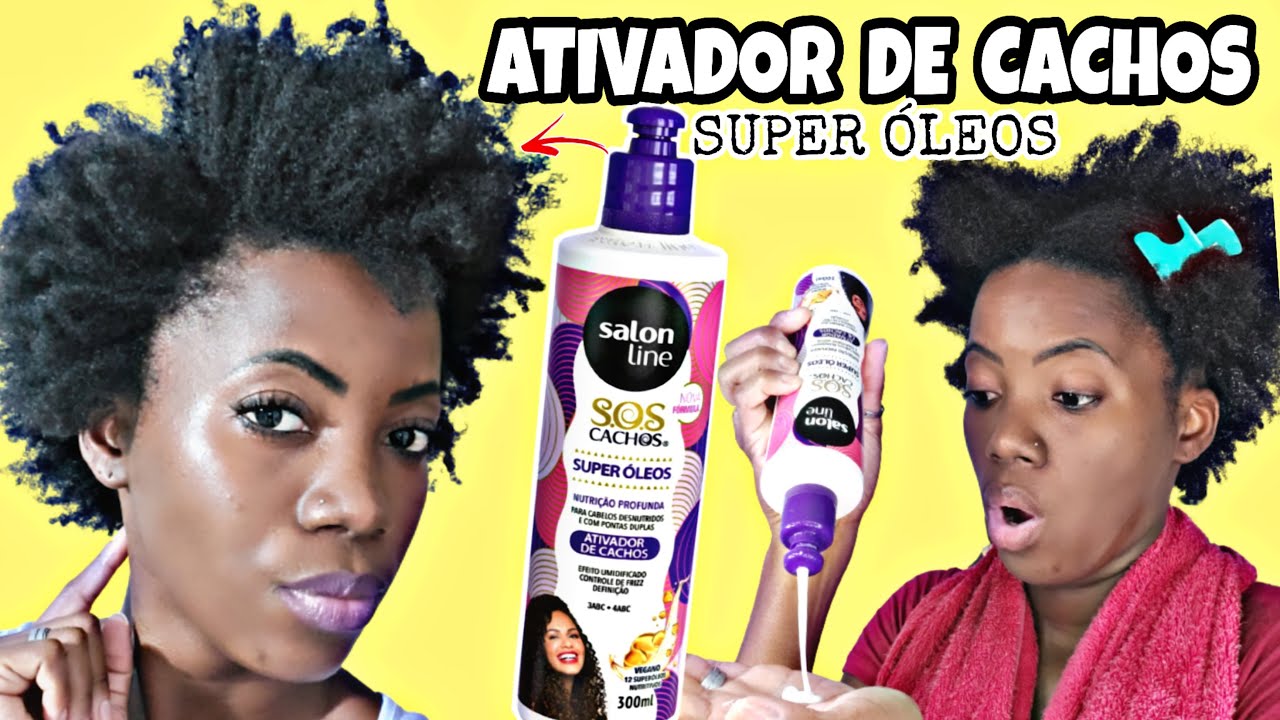 COMO DEFINIR CABELO CRESPO COM ATIVADOR DE CACHOS SUPER ÓLEOS NUTRITIVO ...