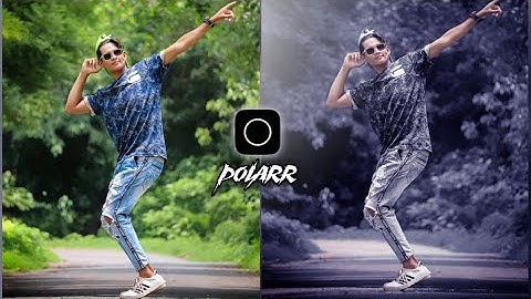 Polarr Navy Blue Tone Effect Photo Editing | Photo Editing | Best App For Editing