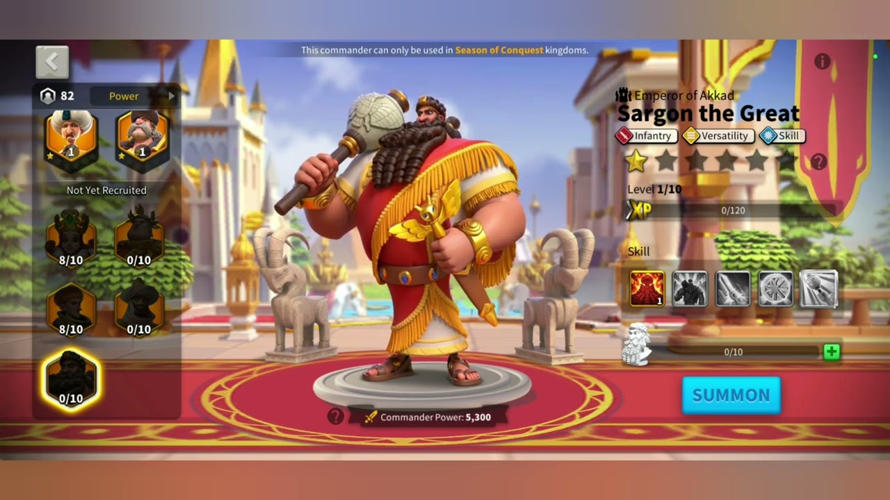 7th gen infantry Sargon + Tariq opinion - Rise of Kingdoms (13.12.22)