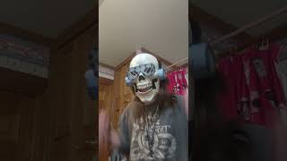 me as soon as my mask started looking more like vic rattlehead: #megadeth #alternative #horror