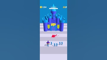 Gun Clash 3d Level 9 || Gameplay Walkthrough iOS - Android #shorts