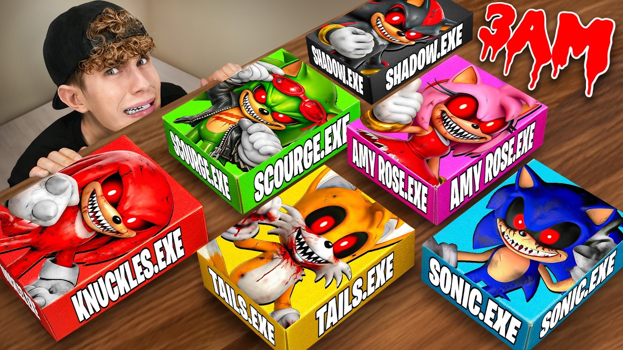 НИКОГДА НЕ ОТКРЫВАЙ ЗЛЫЕ МИСТЕРИ-БОКСЫ SONIC в 3 ЧАСА НОЧИ!!