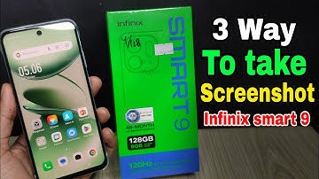 3 manieren om een ​​screenshot te maken op een Infinix Smart 9-telefoon