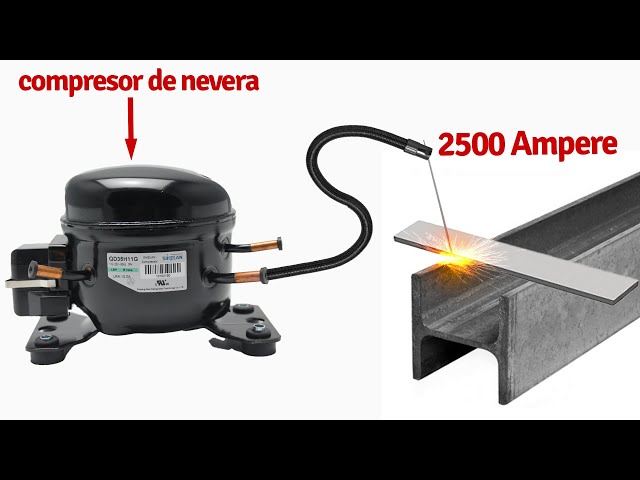 Convierto un compresor de refrigerador en una máquina de soldar. Nueva tecnología 2023