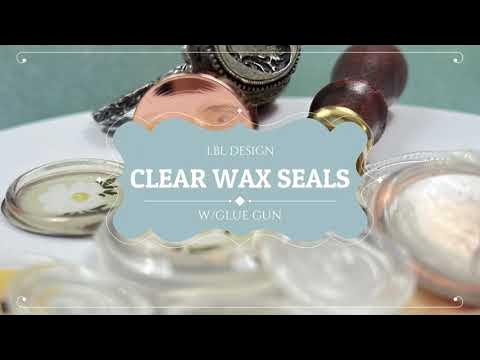 How to make wax seals using a glue gun (wax rods), Beginner, Wax Stamp  School #3.4