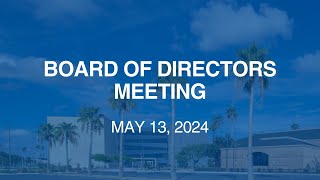 Board of Directors Meeting 51324