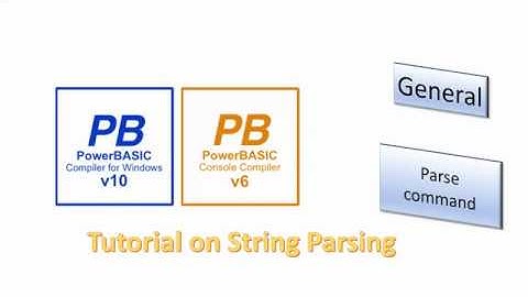 PowerBasic Windows & Console Compilers - Parse string command