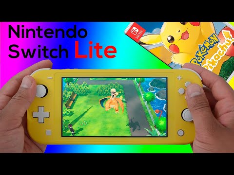 Nintendo Switch Lite 32GB Yellow and Pokemon Let's Go, Eevee