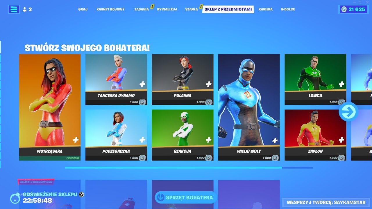 Kiedy Będą Piłkarki W Sklepie Fortnite BOHATERKI DZISIAJ W SKLEPIE! *MEGA SKLEP! NOWY SKLEP FORTNITE* - YouTube