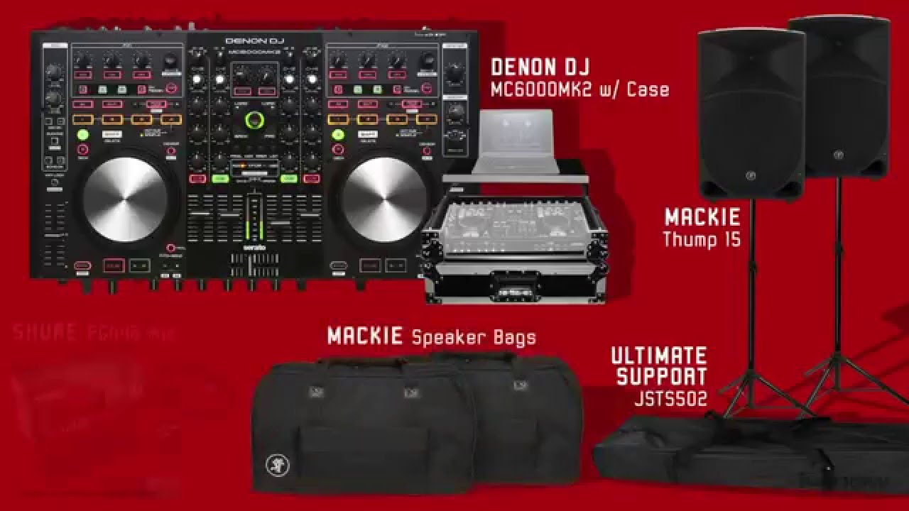 Holiday Special: DENON DJ MC6000MK2 PROFESSIONAL DIGITAL MIXER & CONTROLLER PRO DJ PACKAGE