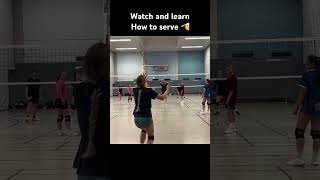 Watch and learn how to serve 🫡