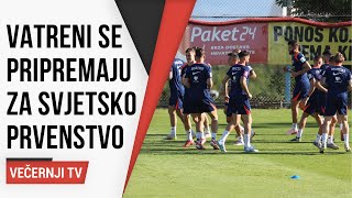 Pogledajte trening nogometne reprezentacije na Rujevici, Vatreni se pripremaju za svjetsko prvenstvo