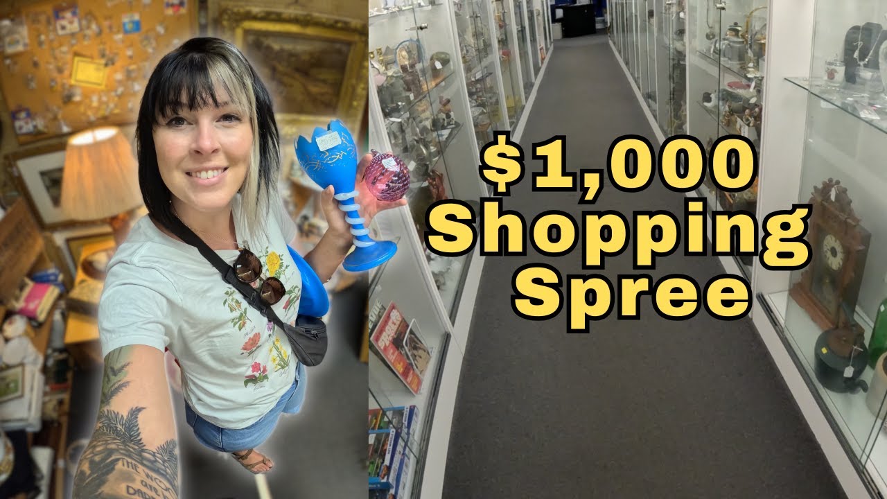 2 Hours Away, $1,000 Spent – My Antique Mall Shopping Spree!